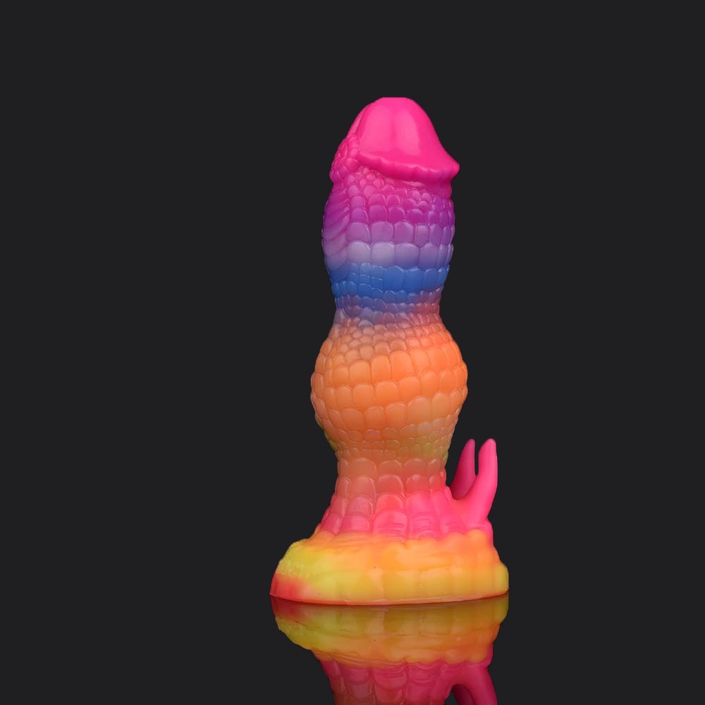 Rainbow Dragon Dildo - Qilin