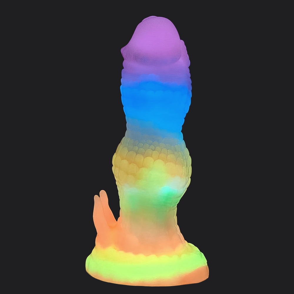 Rainbow Dragon Dildo - Qilin