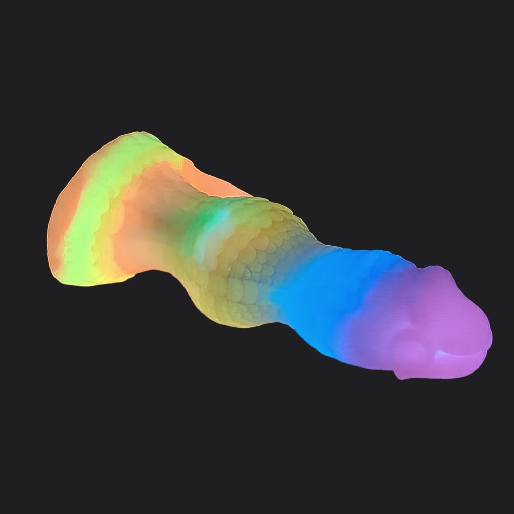Rainbow Dragon Dildo - Qilin