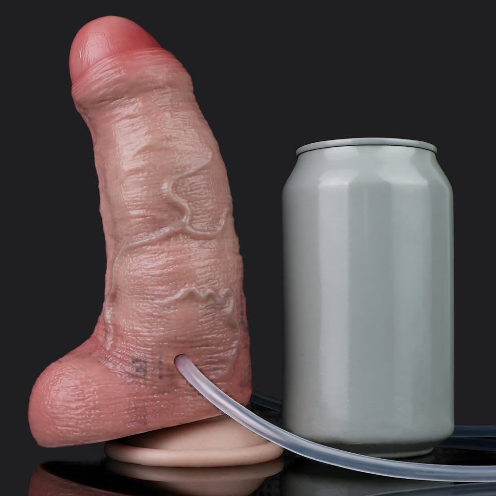 Titan 6 Inch Squirting Inflatable Dildo