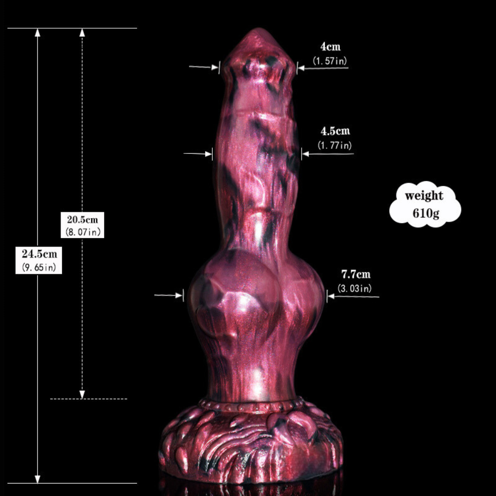 Chocolate Canine Dildo - Bani