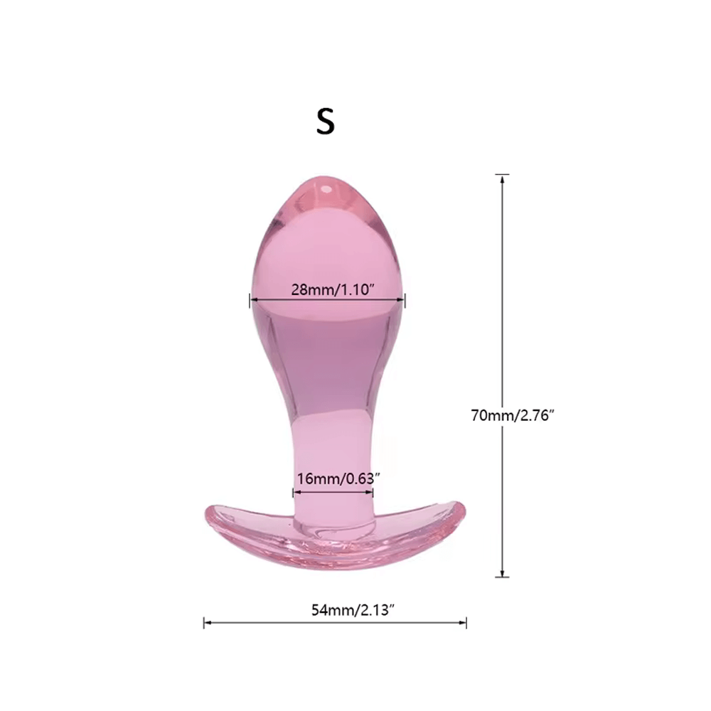 Timeless Rose Quartz Butt Plug at Dildoes UK
