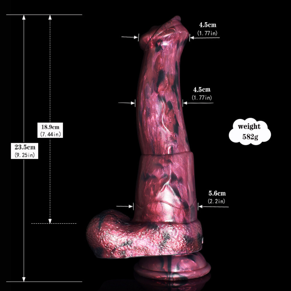 Chocolate Canine Dildo - Ben