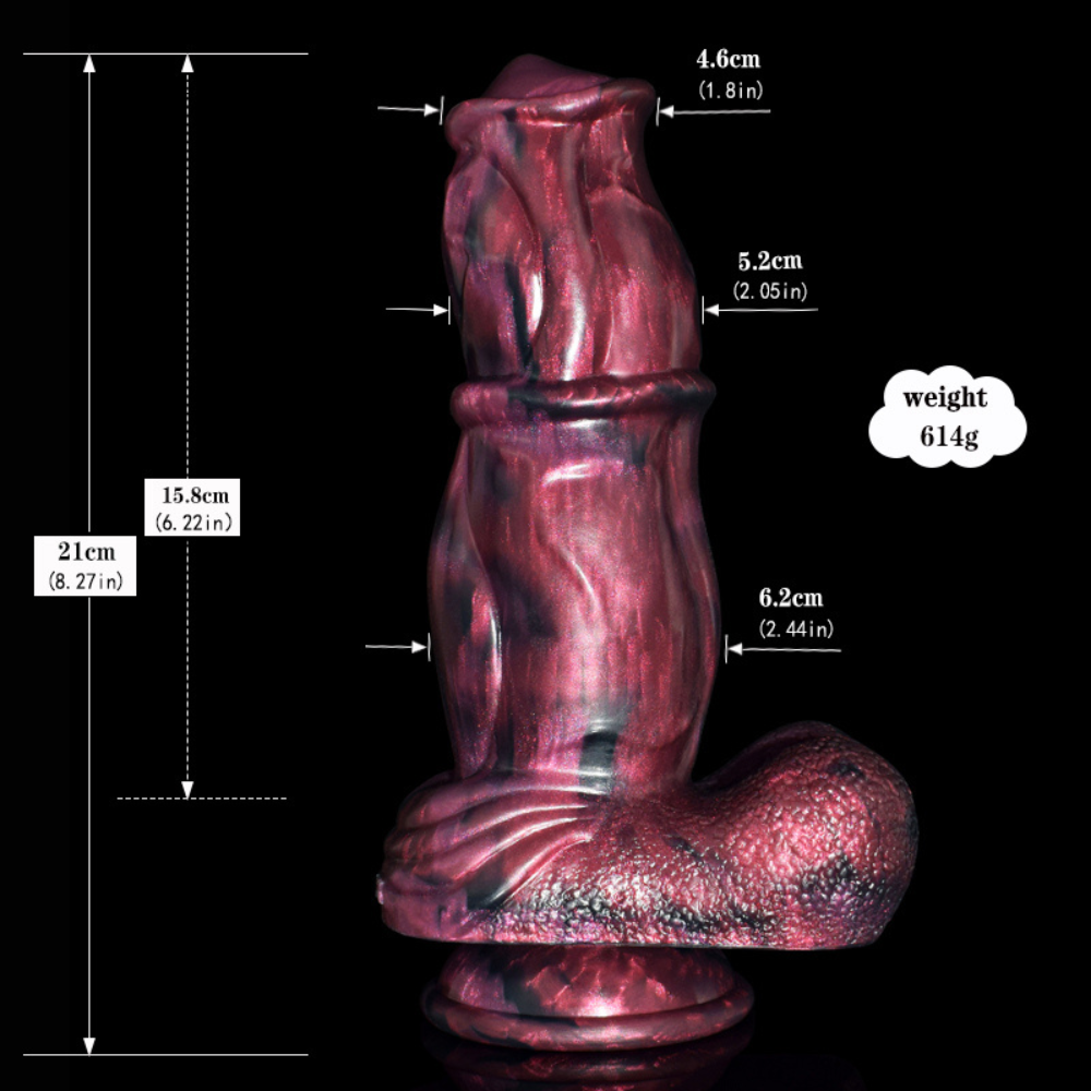 Chocolate Canine Dildo - Miele