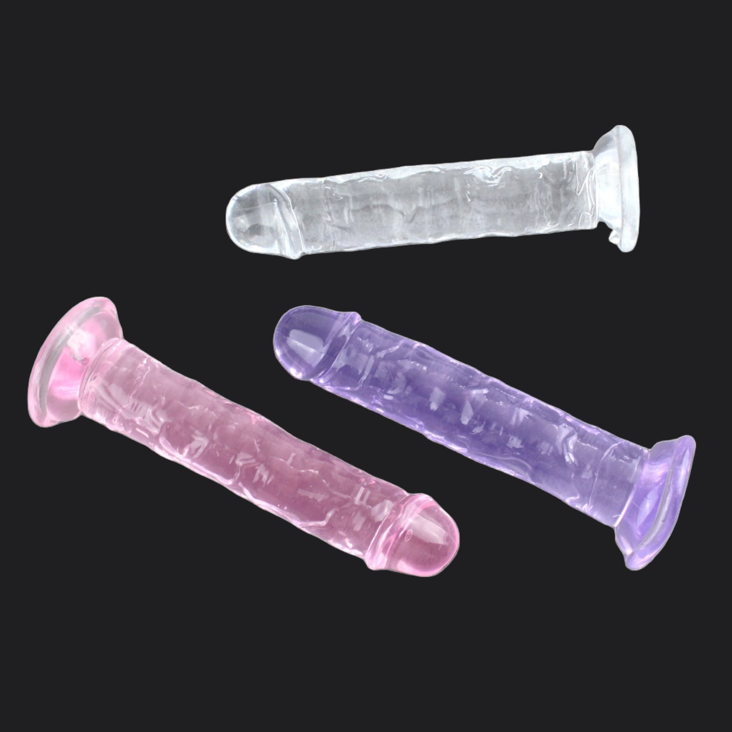 Purple Jelly Dildo