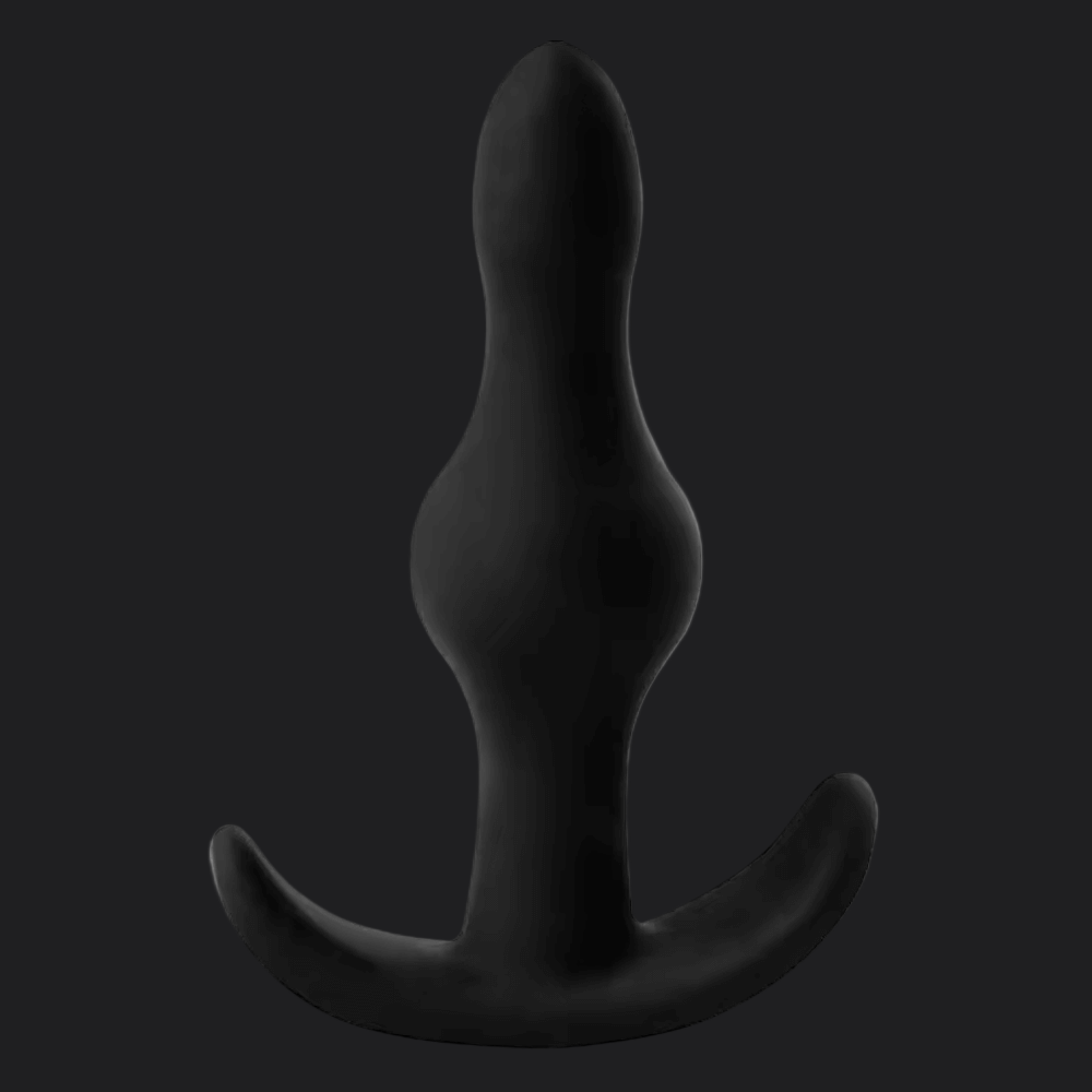 Ripple Silicone Butt Plug at Dildoes UK