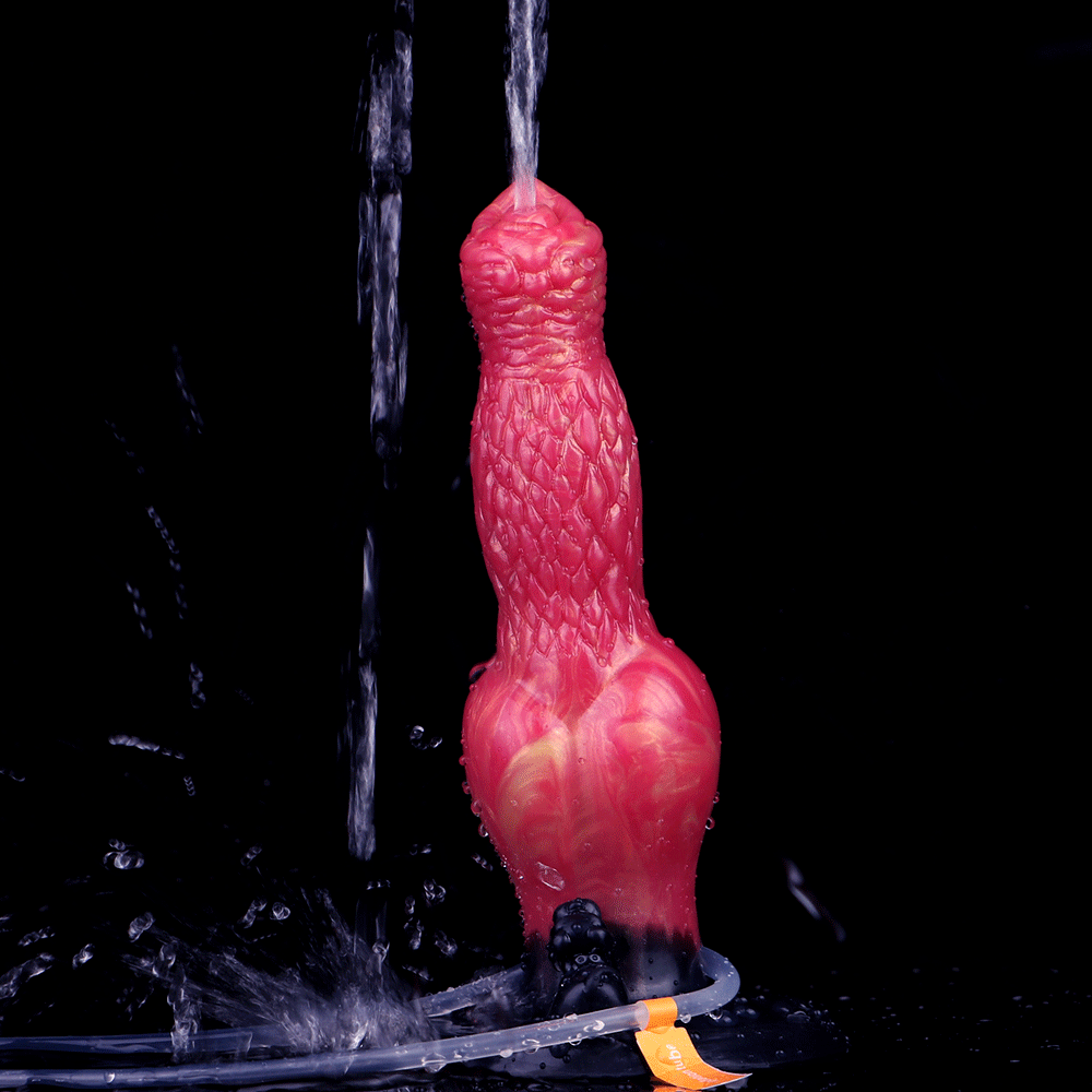 Shadowflame Ejaculating Inflatable Dildo - Amarok