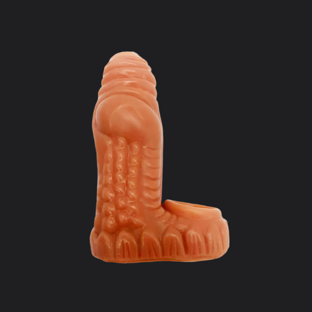 Erek-Hus Dragon Cum Thru Penis Sleeve - Brown - Dragon Dildo UK