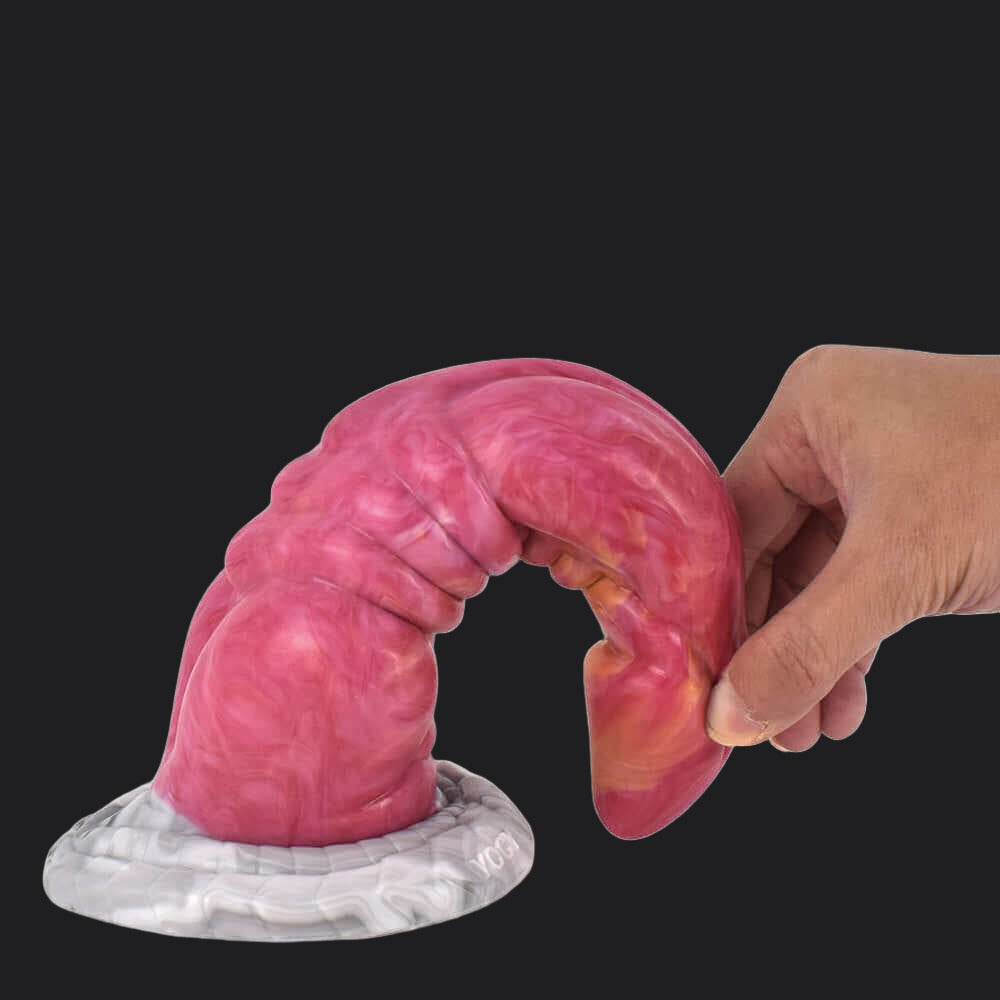 Punch Pink Dragon Dildo - Red Dragon