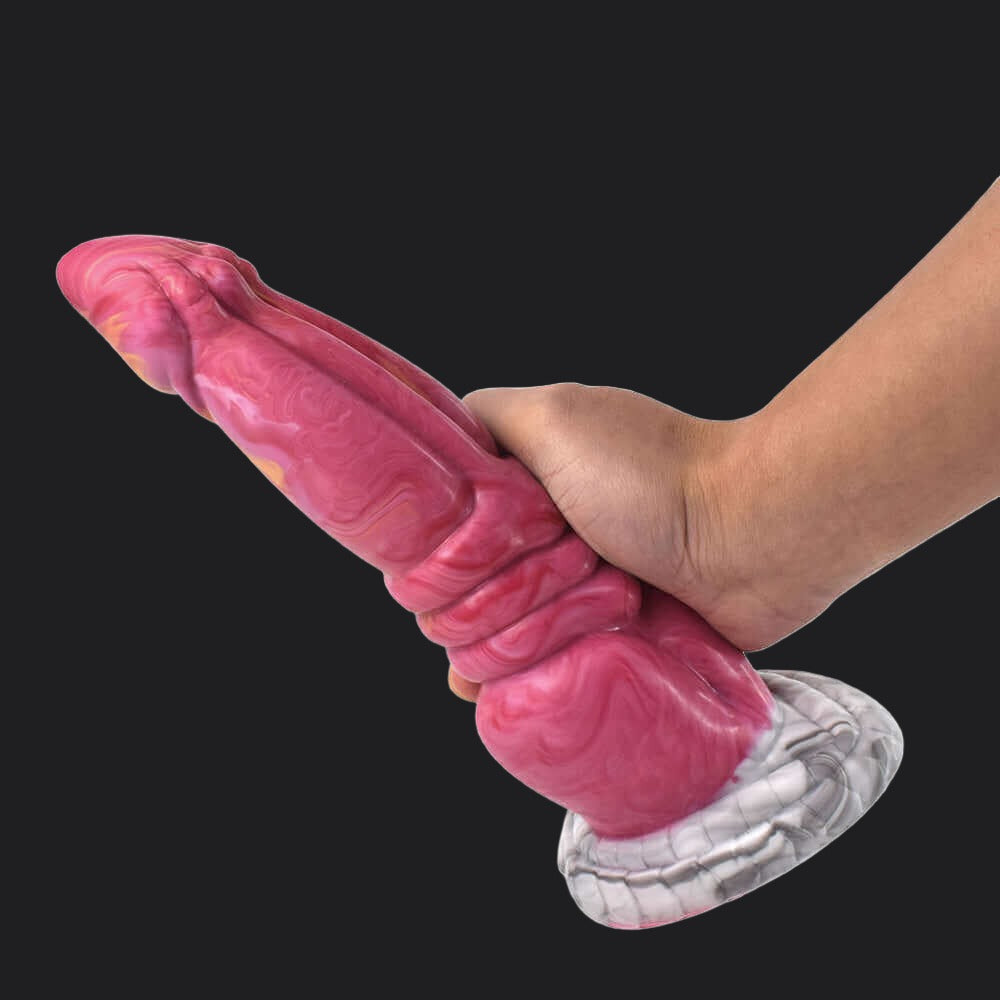 Punch Pink Dragon Dildo - Red Dragon