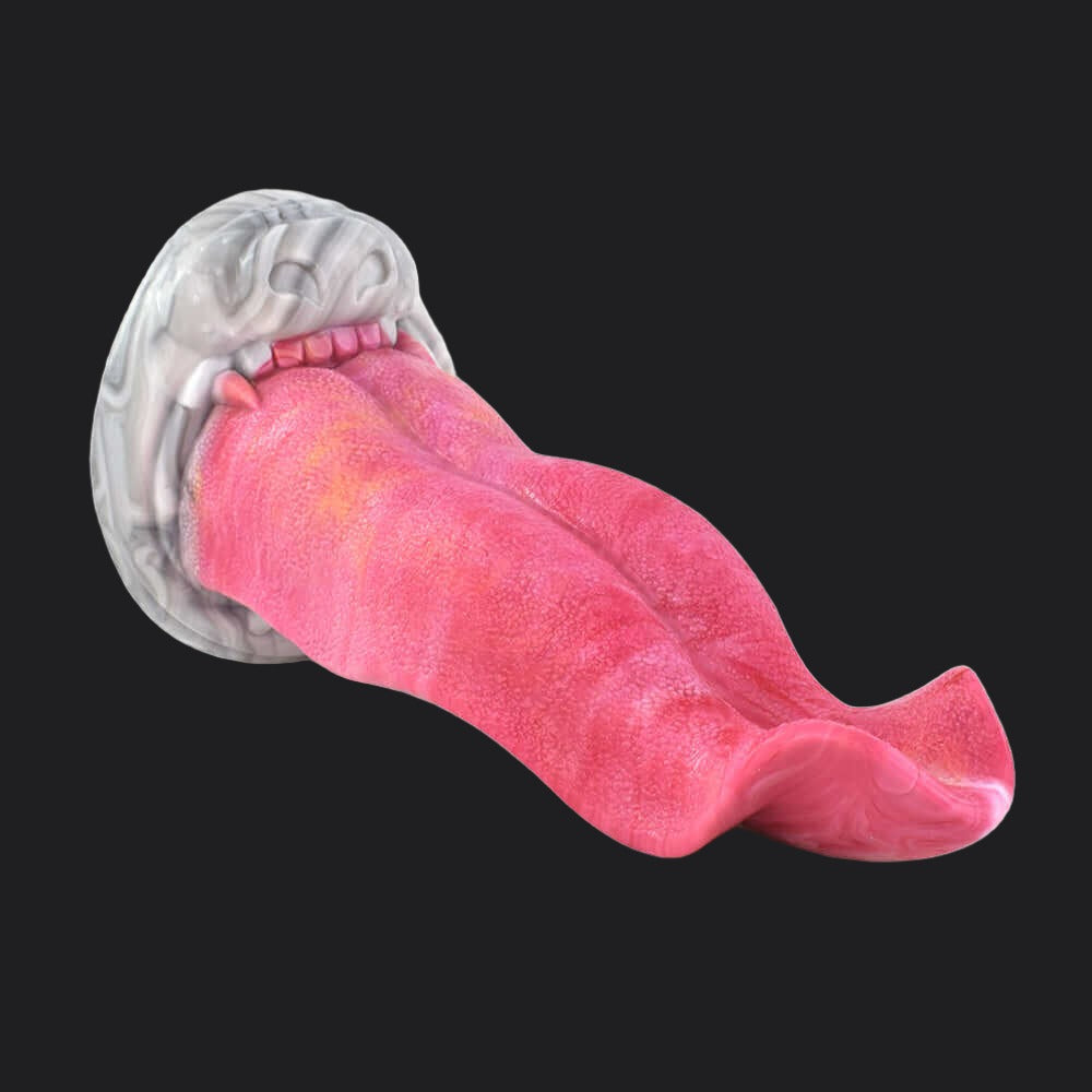 Punch Pink Monster Dildo - Werewolf Tongue