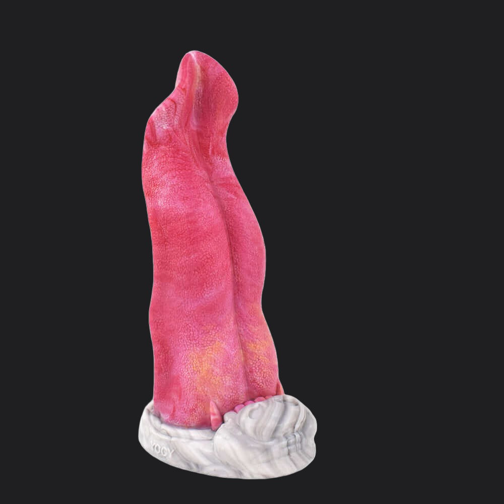 Punch Pink Monster Dildo - Werewolf Tongue