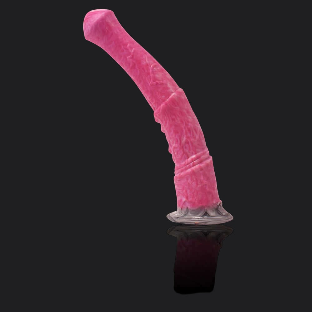 Punch Pink Vibrating Horse Dildo - Marengo
