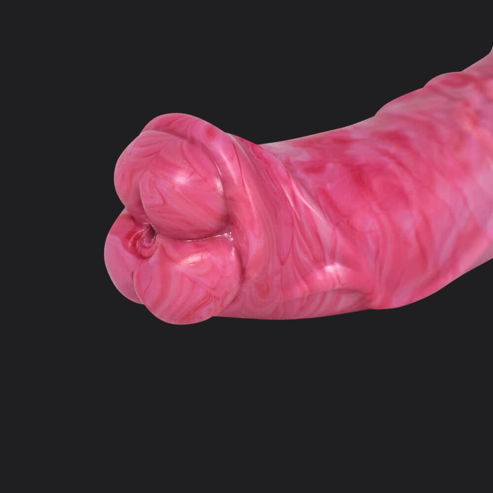 Punch Pink Squirting Horse Dildo - Justify
