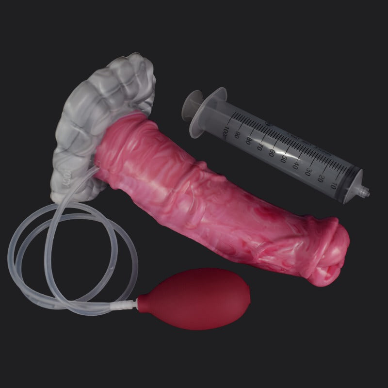 Punch Pink Squirting Horse Dildo - Justify