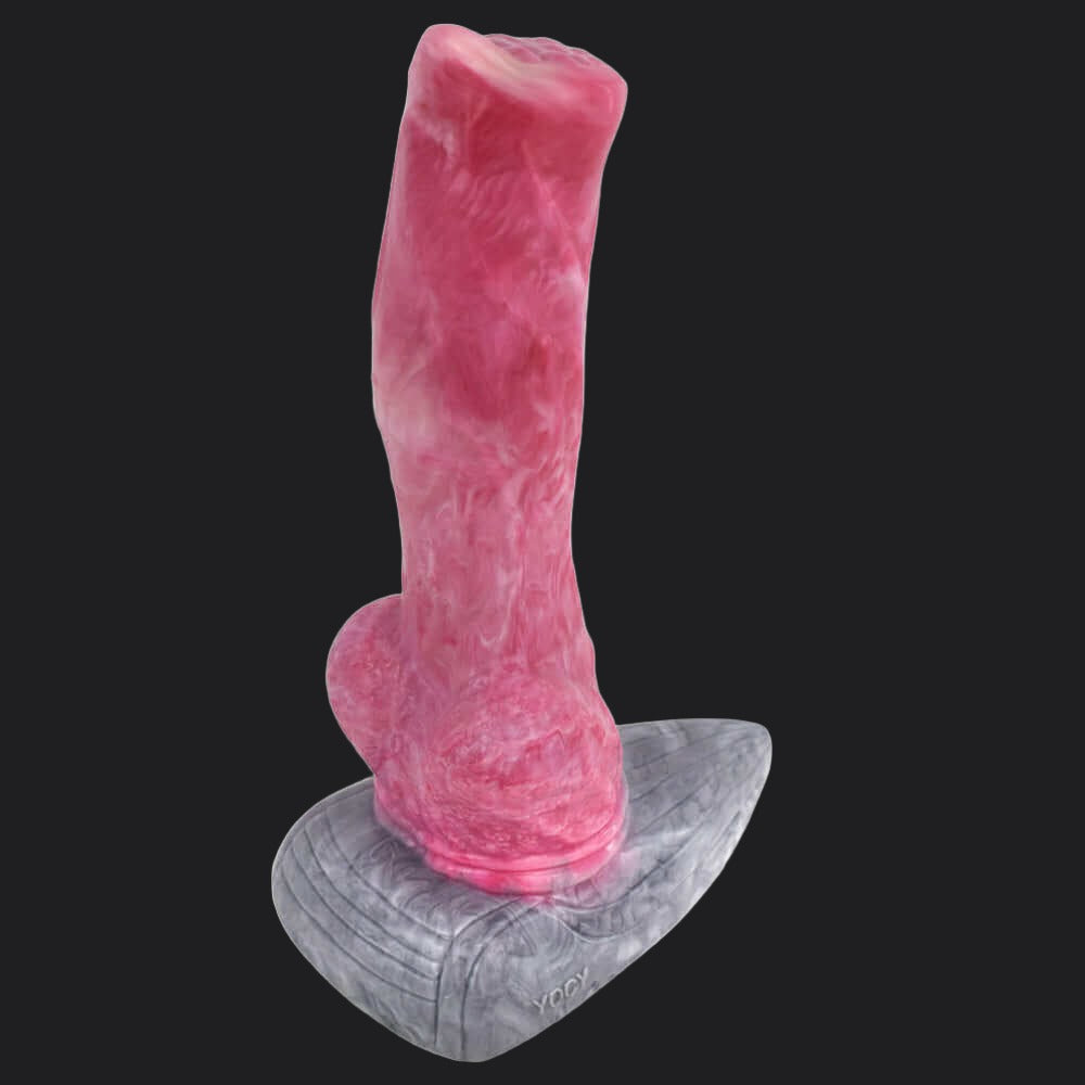 Punch Pink Dog Dildo - Great Dane
