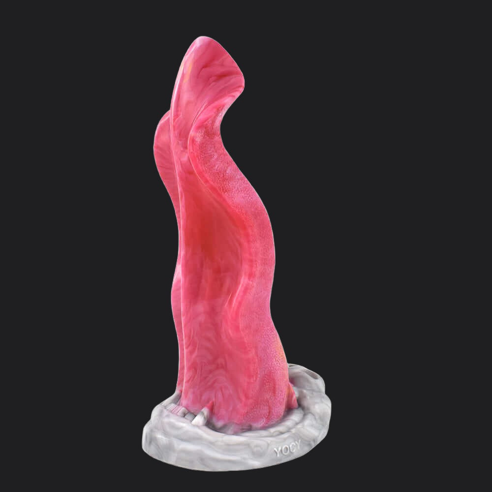 Punch Pink Monster Dildo - Werewolf Tongue