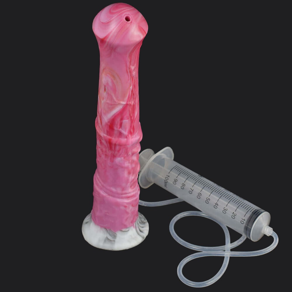 Punch Pink Squirting Horse Dildo - Bucephalus