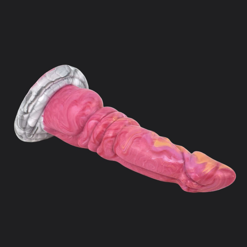 Punch Pink Dragon Dildo - Red Dragon