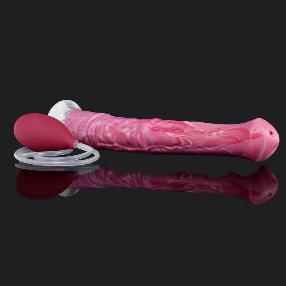 Punch Pink Squirting Horse Dildo - Bucephalus