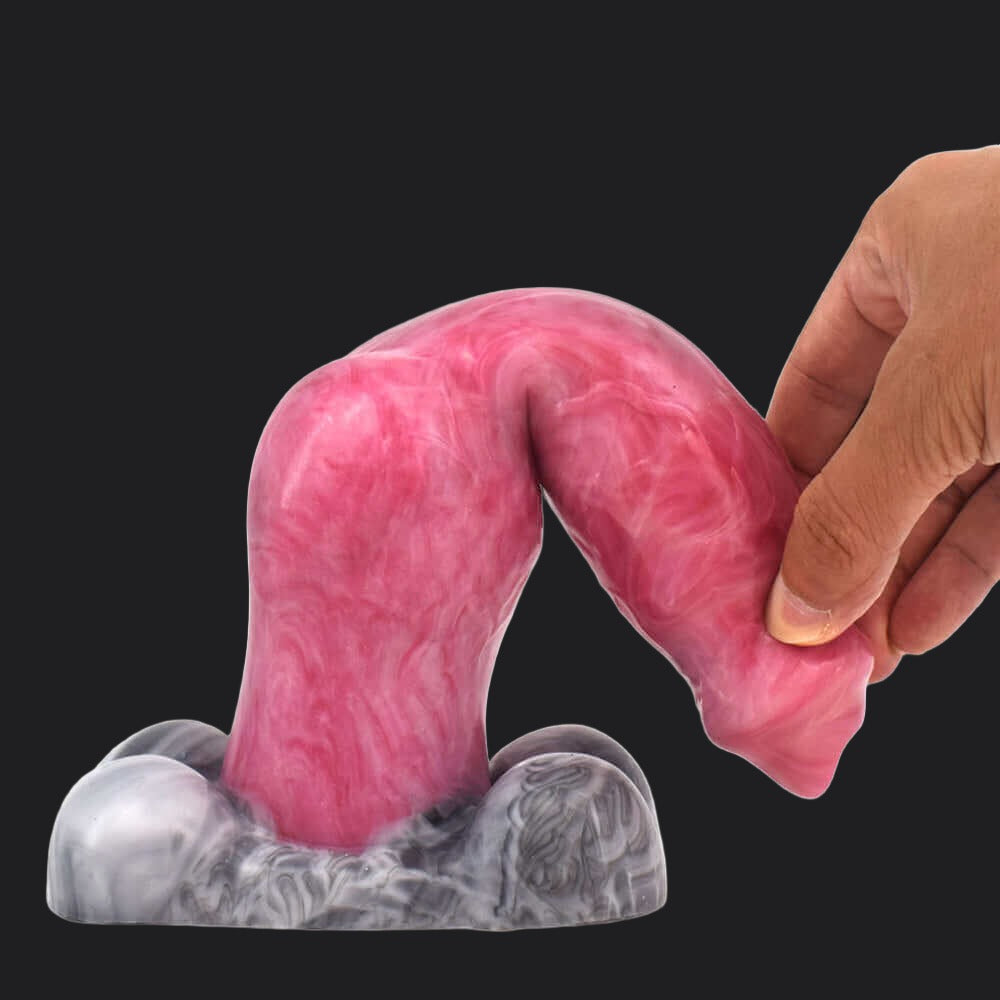 Punch Pink Dog Dildo - German Shepherd