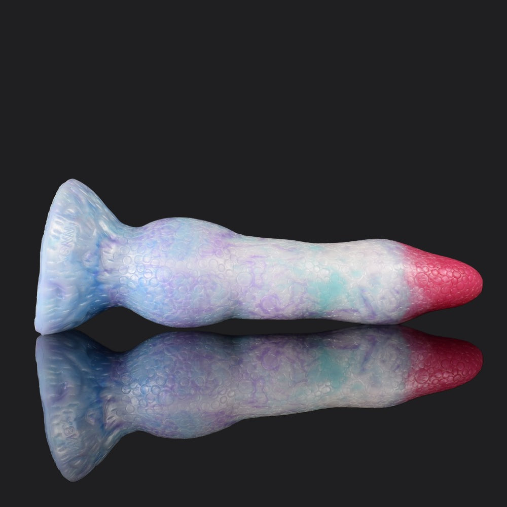 Icy Blue Monster Dildo - Tentacle Monster