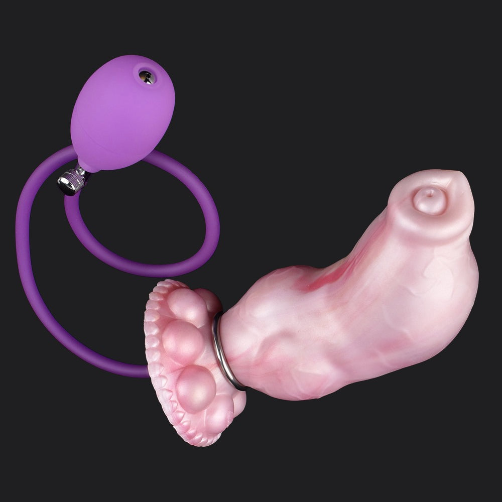 Inflatable Dog Knot Dildo - Bulldog