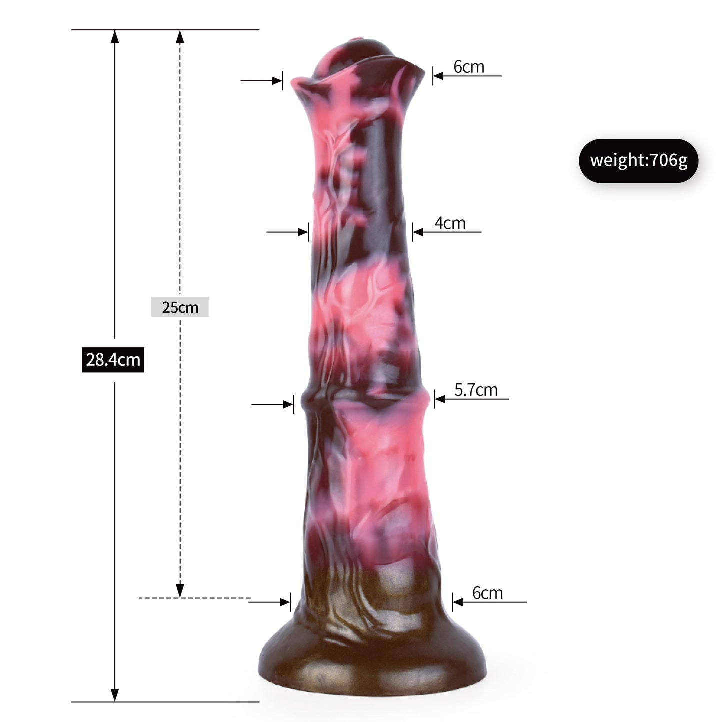Roan Horse Dildo - Native Dancer