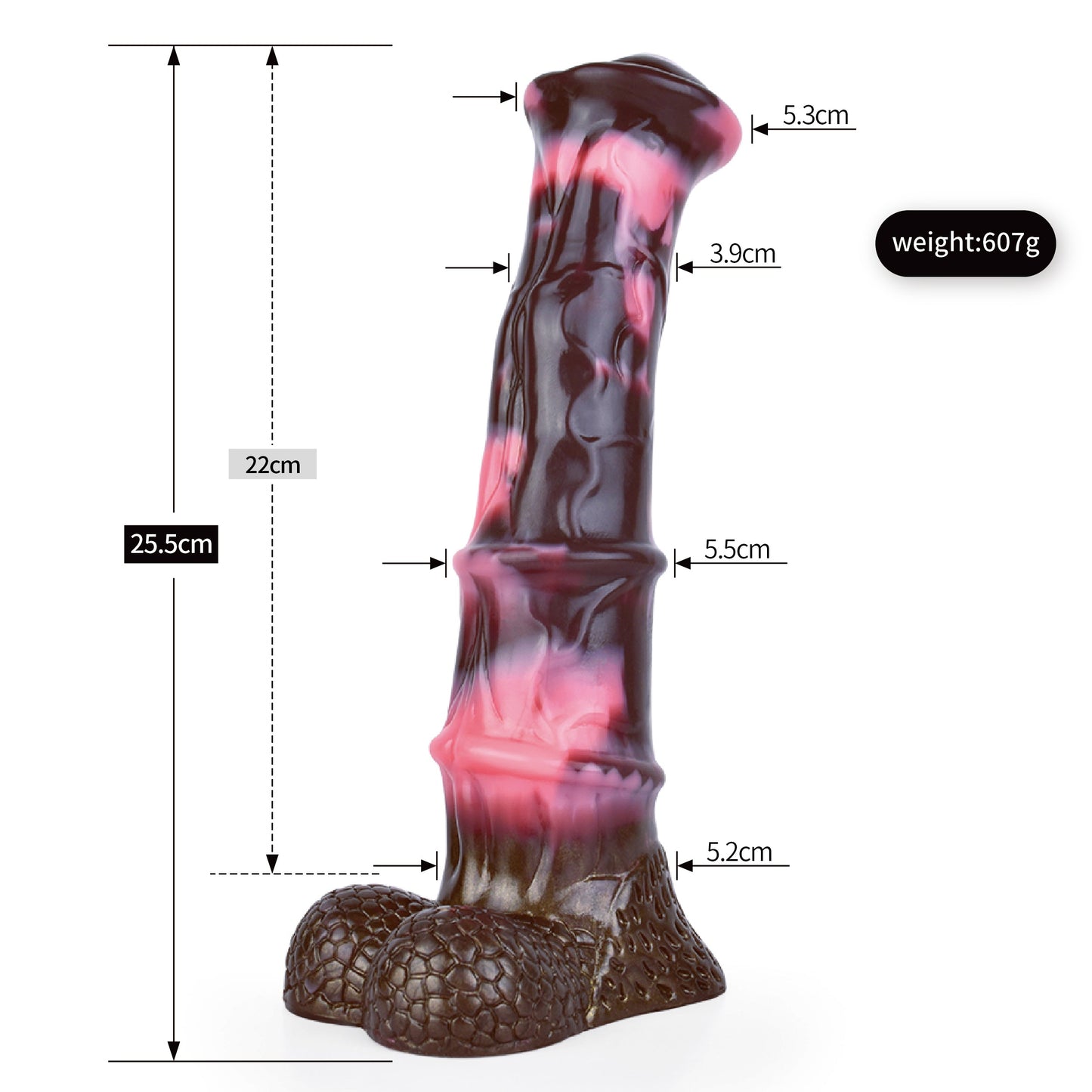 Roan Horse Dildo - Eclipse