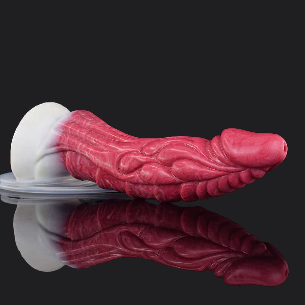 Blood Red Squirting Dragon Dildo - Syrax