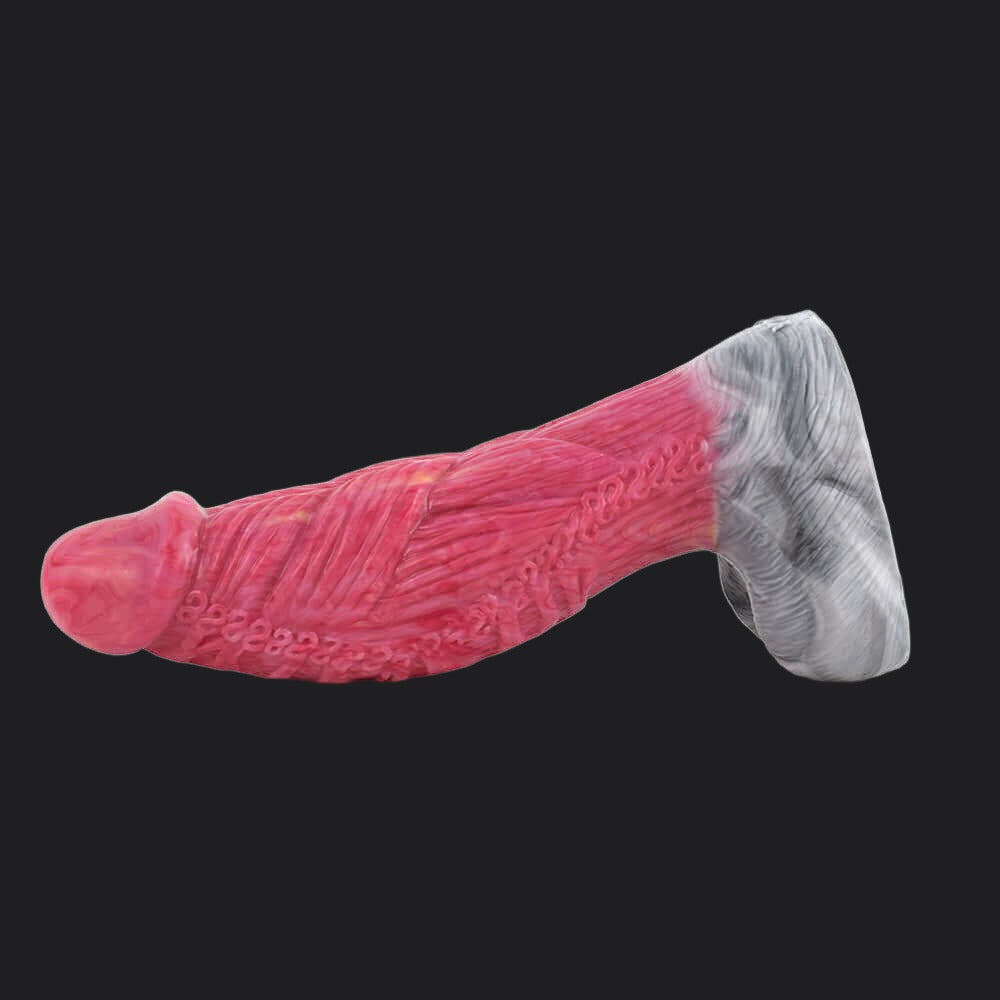 Punch Pink Dragon Dildo - Silver Dragon