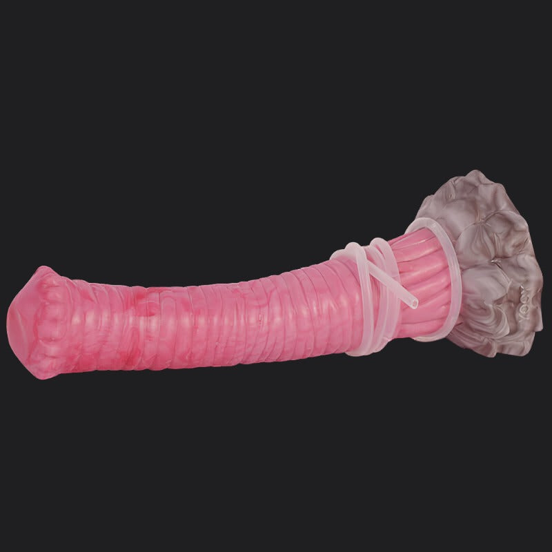 Punch Pink Squirting Horse Dildo - Red Rum