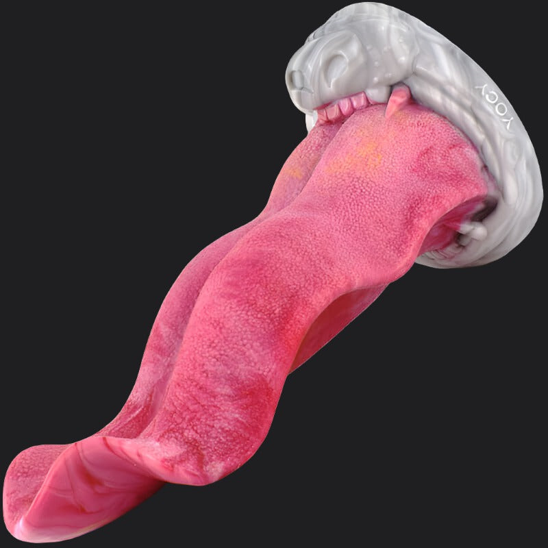Punch Pink Monster Dildo - Werewolf Tongue