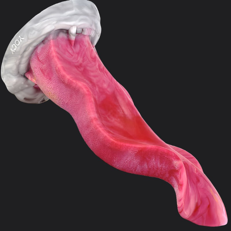 Punch Pink Monster Dildo - Werewolf Tongue