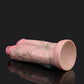 Flesh Pink Realistic Dildo - Cut & Uncut Double