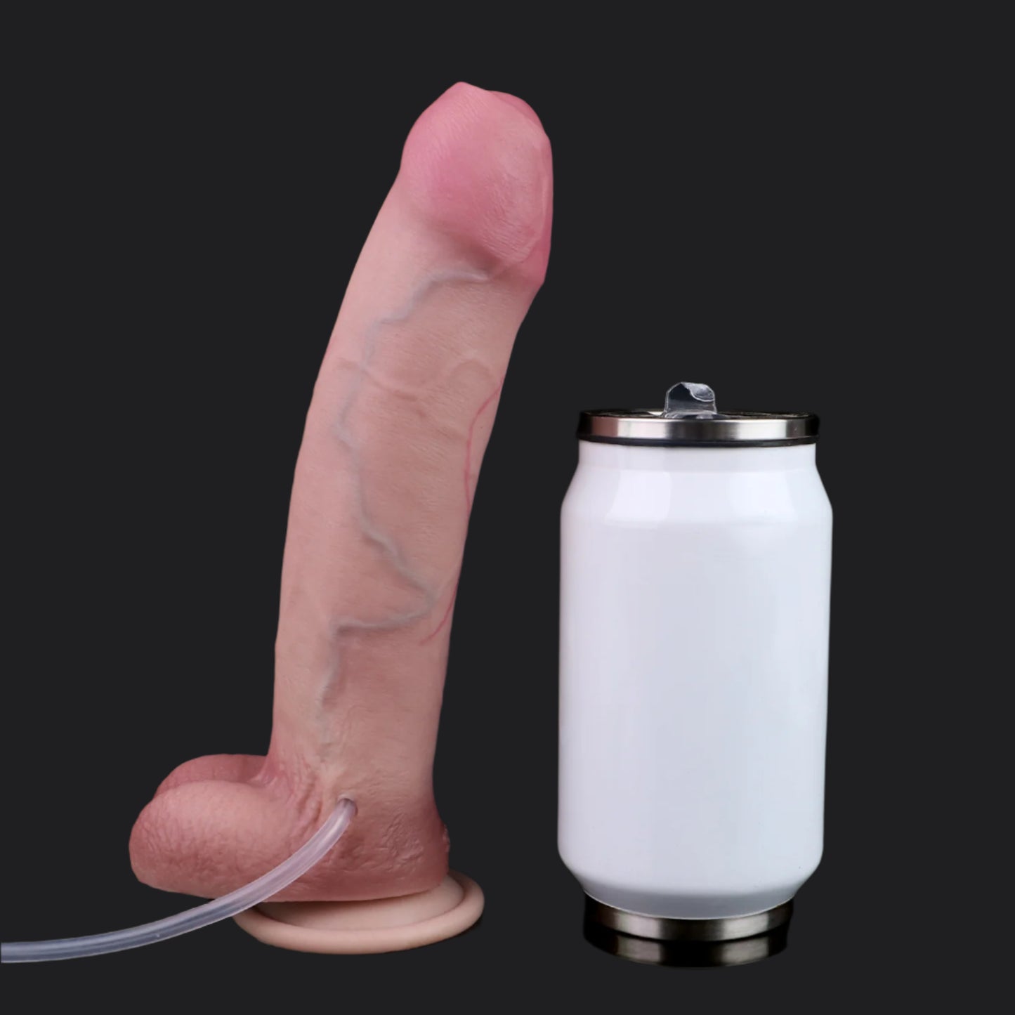 The Emperor 9 Inch Inflatable Cumming Dildo