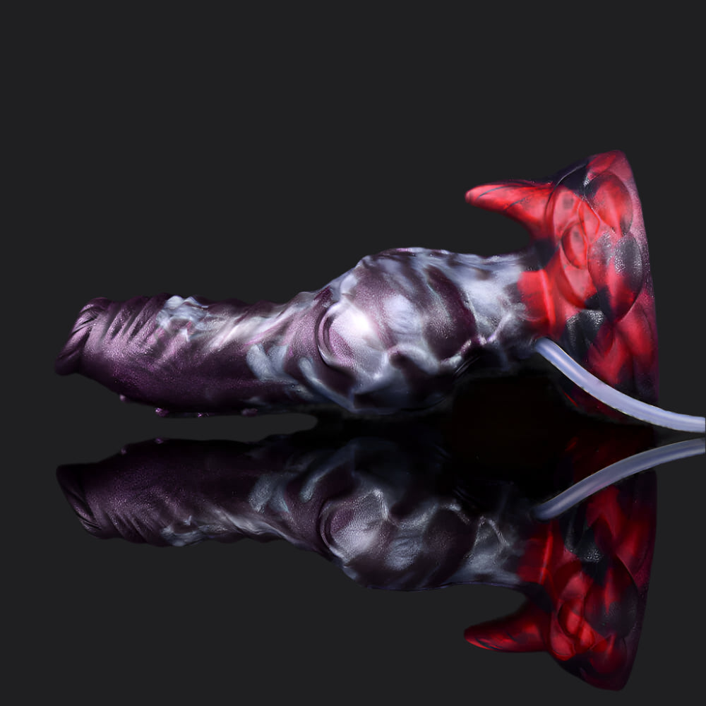 Dark Ice Monster Ejaculating Dildo - Ikuutayuq - Dragon Dildo UK