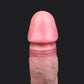 Flesh Pink Realistic Dildo - Long Skinny