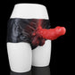 Bloodthirsty Demon Dildo Panties - 6inch - Brief Style 68cm Waist