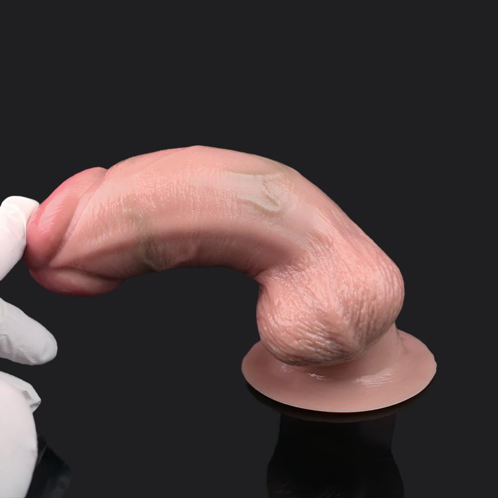 Flesh Pink Realistic Dildo - Mr. Average