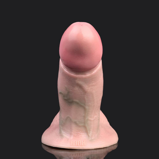 Flesh Pink Realistic Dildo - Thick & Curvy