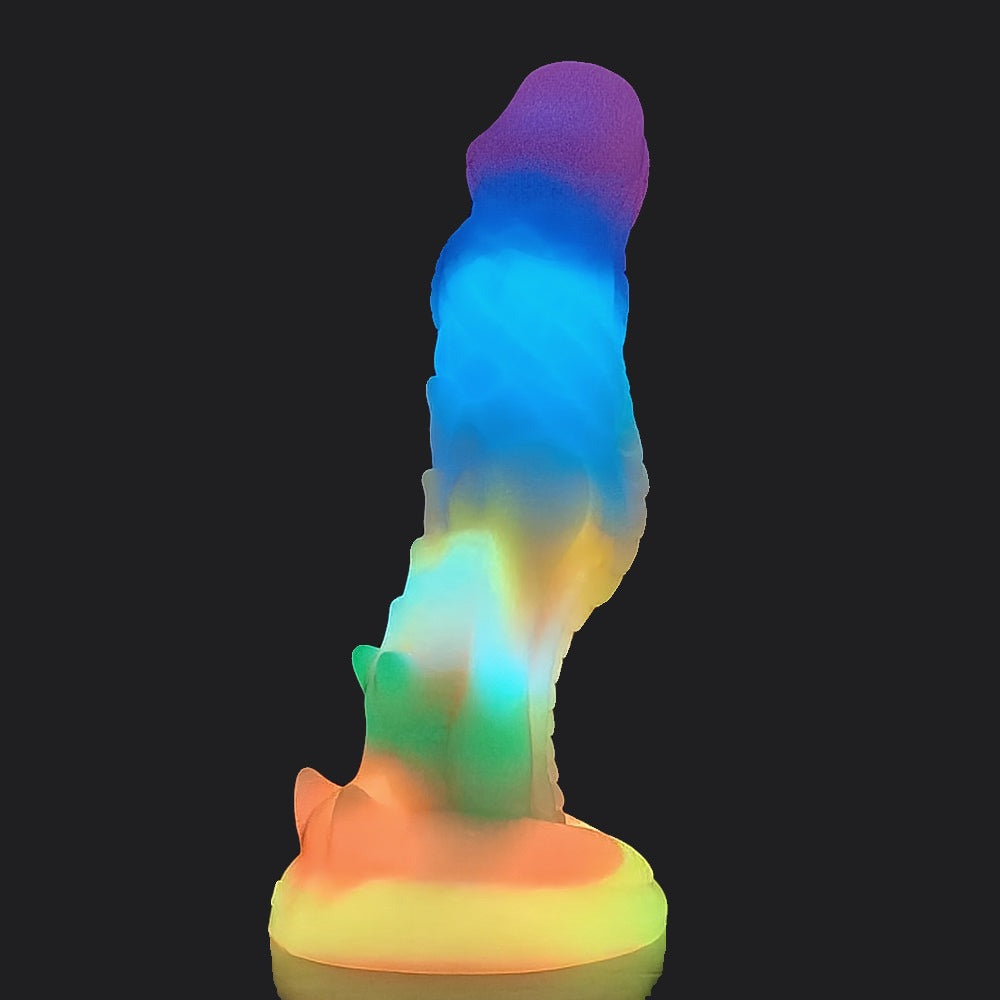 Rainbow Dragon Dildo - Maleficent