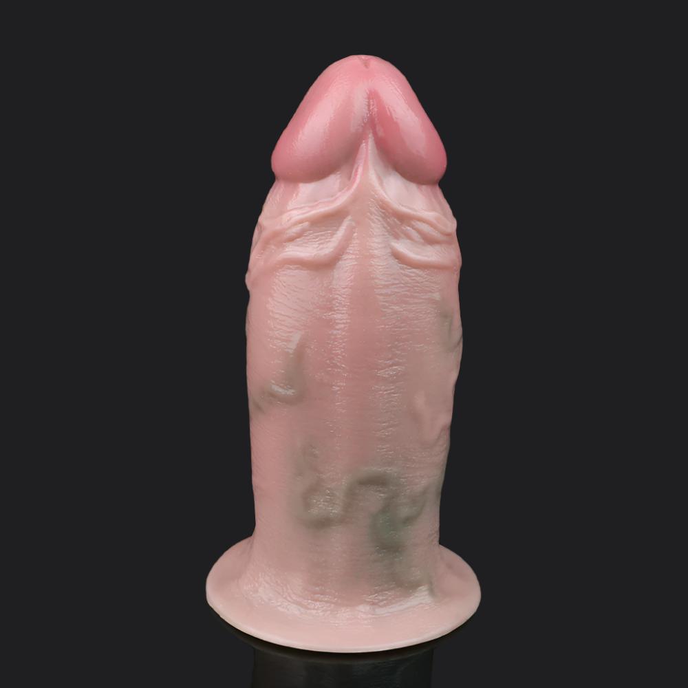 Flesh Pink Realistic Dildo - Thick