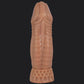 Io Dragon Penis Extender Sleeve - Brown - Dragon Dildo UK