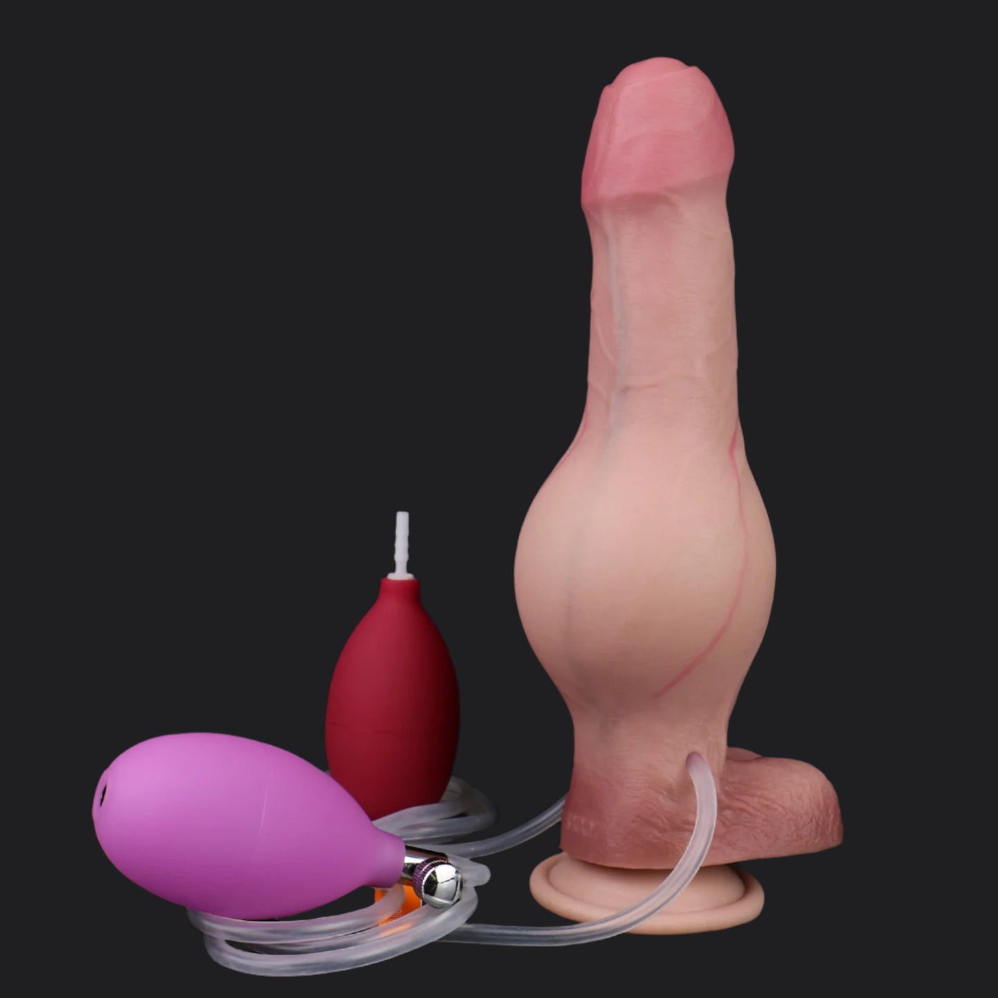 The Emperor 9 Inch Inflatable Cumming Dildo