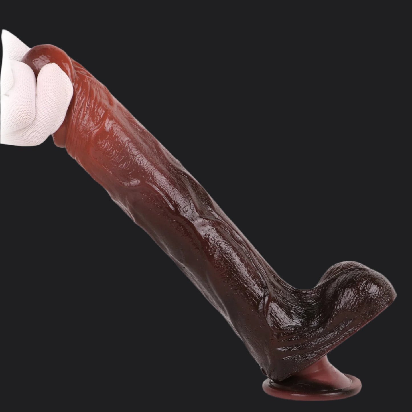 Black Realistic 9 Inch Squirting Dildo