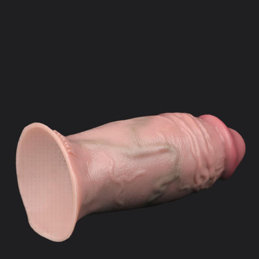 Flesh Pink Realistic Dildo - Thick