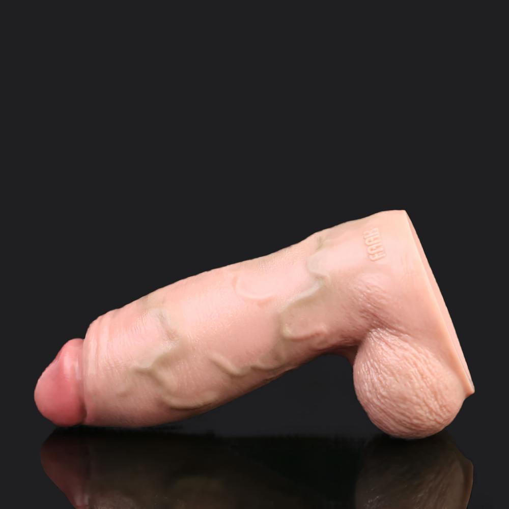 Flesh Pink Realistic Dildo - Swole