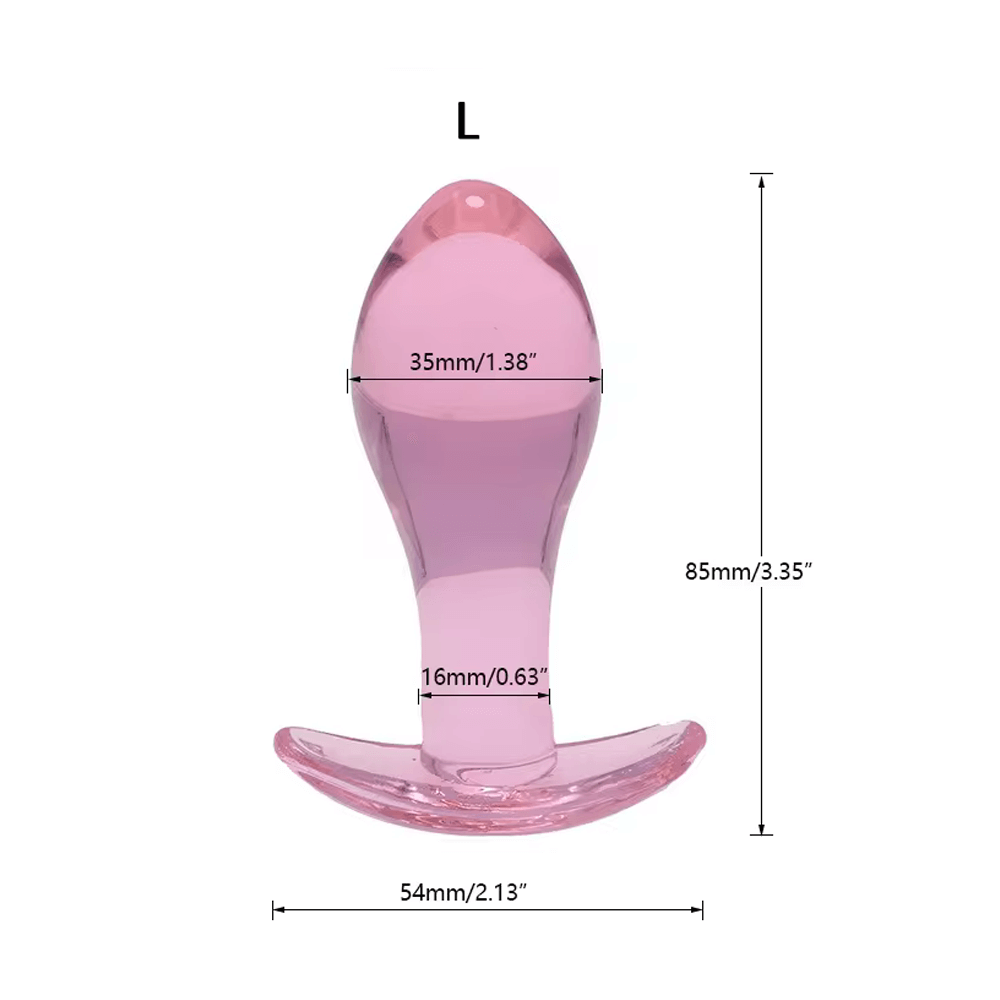 Timeless Rose Quartz Butt Plug at Dildoes UK