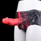 Bloodthirsty Demon Dildo Panties - 5.7inch - Brief Style 62cm Waist